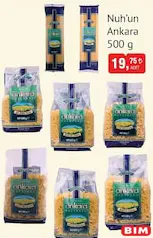 NUH 'UN ANKARA MAKARNA ÇEŞİTLERİ 500 G
